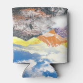 Bergen (fotomontage) 1 blikjeskoeler (Achterkant)