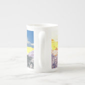 Bergen (fotomontage) 1 porselein kop (Achterkant)