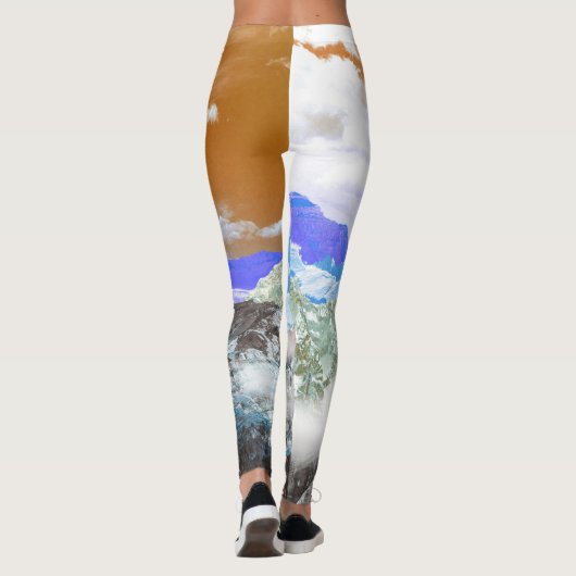 Bergen (fotomontage) 2 leggings (Achterkant)