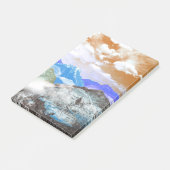 Bergen (fotomontage) 2 post-it® notes (Schuin)