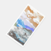 Bergen (fotomontage) 2 servet (Hoek)