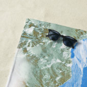 Bergen (fotomontage) 2 strandlaken (In situ)