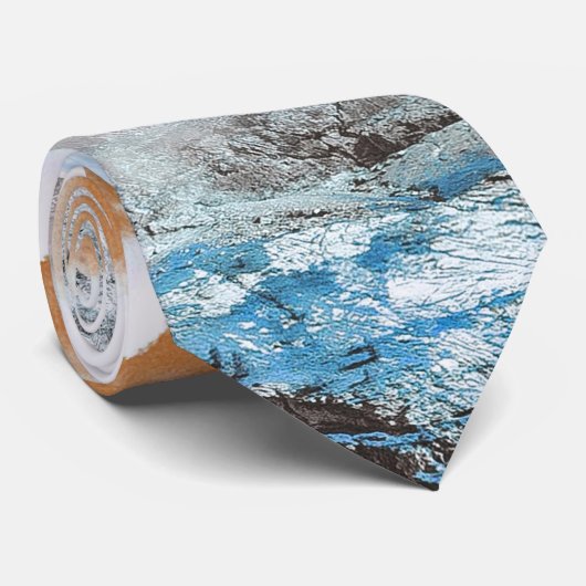 Bergen (fotomontage) 2 stropdas (Opgerold)