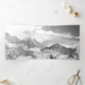 Bergen (fotomontage) 3 drieluik wenskaart (Binnen)