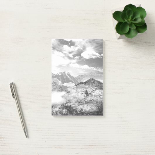 Bergen (fotomontage) 3 post-it® notes (Kantoor)