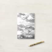 Bergen (fotomontage) 3 post-it® notes (Op bureau)