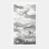 Bergen (fotomontage) 3 servet (Voorkant)