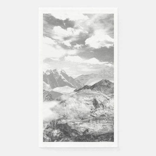 Bergen (fotomontage) 3 servet (Voorkant)