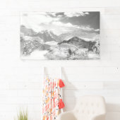 Bergen (fotomontage) 3 spandoek (Insitu)