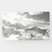 Bergen (fotomontage) 3 spandoek (Horizontaal)