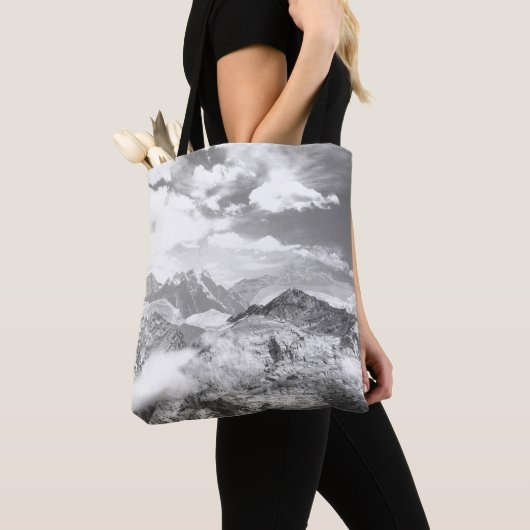 Bergen (fotomontage) 3 tote bag (Dichtbij)
