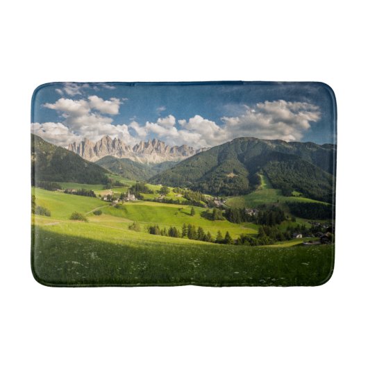 Bergen | Funes Valley, Dolomites, Italië Badmat (Voorkant)