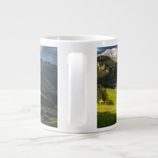 Bergen | Funes Valley, Dolomites, Italië Grote Koffiekop (Achterkant)