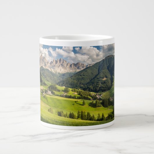 Bergen | Funes Valley, Dolomites, Italië Grote Koffiekop (Voorkant)