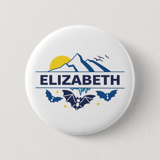 Bergen Grotten Avontuur - Speleologie Buitenshuis Ronde Button 5,7 Cm (Voorkant)