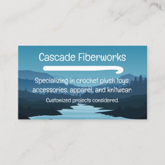 Bergen Haak Haak Kleine visitekaartjes (Voorkant)