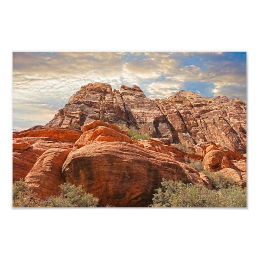 Bergen HDR foto Afdruk (Voorkant)