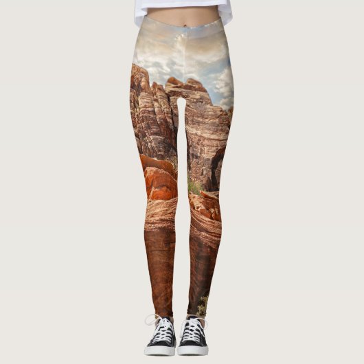 Bergen HDR foto Leggings (Voorkant)