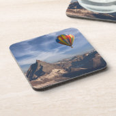 Bergen | Heet Air Ballon Matterhorn Swiss Alps Bier Onderzetter (Linkerzijde)