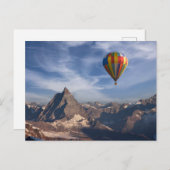 Bergen | Heet Air Ballon Matterhorn Swiss Alps Briefkaart (Voorkant / Achterkant)