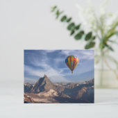 Bergen | Heet Air Ballon Matterhorn Swiss Alps Briefkaart (Staand voorkant)