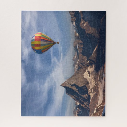 Bergen | Heet Air Ballon Matterhorn Swiss Alps Legpuzzel (Verticaal)