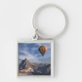 Bergen | Heet Air Ballon Matterhorn Swiss Alps Sleutelhanger (Voorkant)