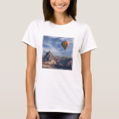 Bergen | Heet Air Ballon Matterhorn Swiss Alps T-shirt (Voorkant)
