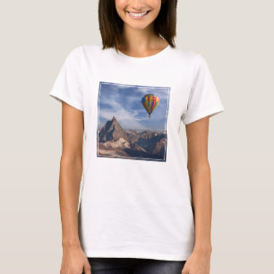 Bergen Heet Air Ballon Matterhorn Swiss Alps T-shirt