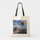 Bergen | Heet Air Ballon Matterhorn Swiss Alps Tote Bag (Voorkant)