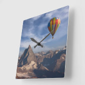 Bergen | Heet Air Ballon Matterhorn Swiss Alps Vierkante Klok (Hoek)