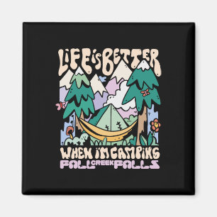 Bergen Herfst Creek Herfsten Tennessee Camping Wil Magneet