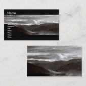 bergen; Het etherische/B&W-landschap Visitekaartje (Voorkant / Achterkant)