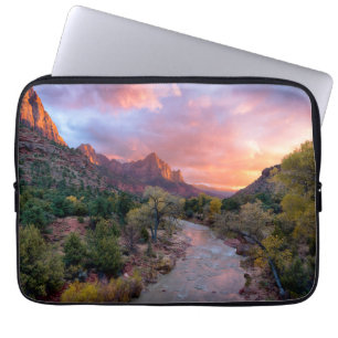 Bergen Het nationaal park Utah van de Watchman Z Laptop Sleeve