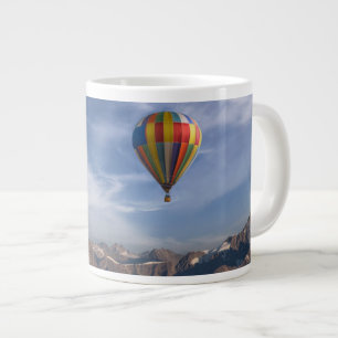 Bergen Heteluchtballon Matterhorn Zwitserse Alpe Grote Koffiekop