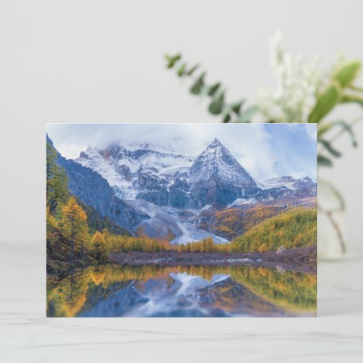 Bergen | Himalaya-gebergte, China Bedankkaart (Staand voorkant)