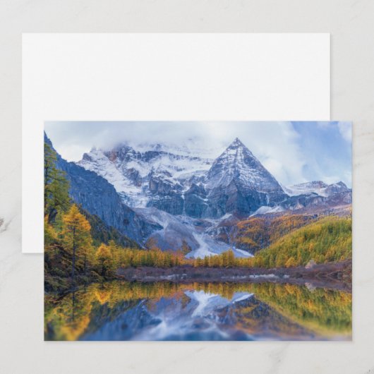 Bergen | Himalaya-gebergte, China Bedankkaart (Voorkant / Achterkant)