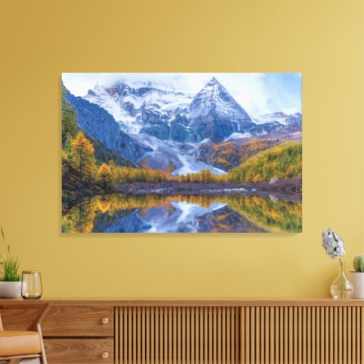 Bergen | Himalaya-gebergte, China Canvas Afdruk (Insitu (Woonkamer))
