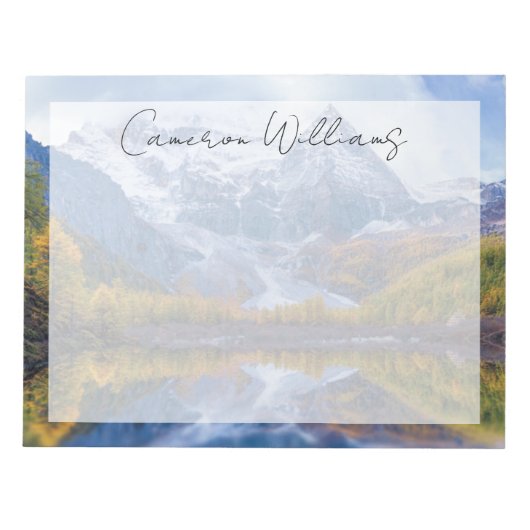 Bergen | Himalaya-gebergte, China Notitieblok (Voorkant)