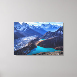 Bergen   Himalaya, Peru Canvas Afdruk