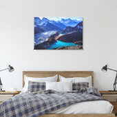 Bergen | Himalaya, Peru Canvas Afdruk (Insitu (Slaapkamer))