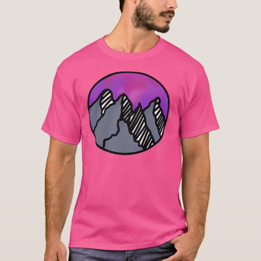 bergen) honkbal Sleeve T-shirt (Voorkant)