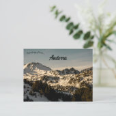 Bergen in Andorra Briefkaart (Staand voorkant)