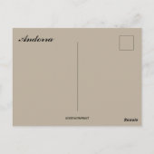 Bergen in Andorra Briefkaart (Achterkant)
