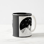 Bergen in Black Mok van Space Coffee (Voorkant rechts)