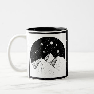 Bergen in Black Mok van Space Coffee
