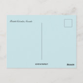 Bergen in Brits-Columbia Canada Briefkaart (Achterkant)