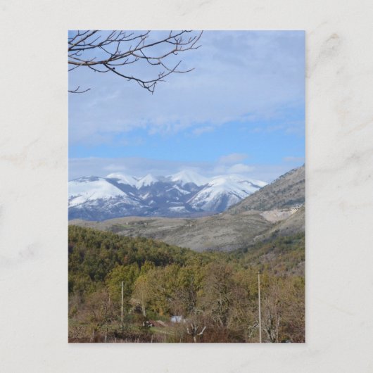 Bergen in Calabrië Briefkaart (Voorkant)