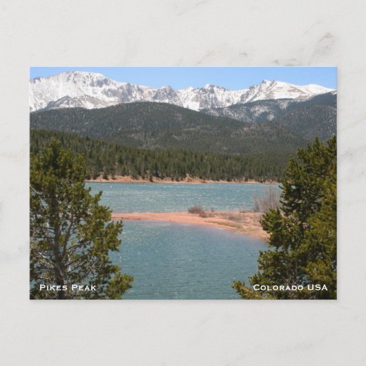 Bergen in Colorado Briefkaart (Voorkant)