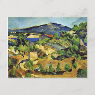 bergen in de franse provincie Paul cézanne Briefkaart